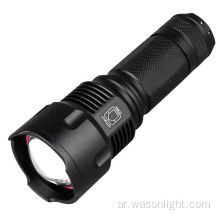 أعلى درجة XM-L2 1000 Lumens Mace معظم المسار السريع Pwerful Forchable Focusble Hunting Torch Torch Torch LED